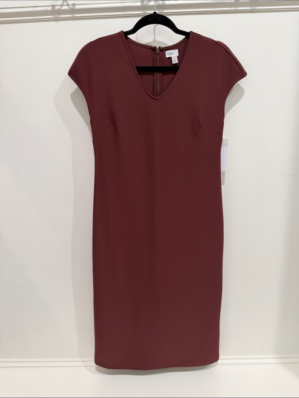 Cap-Sleeve Midi Dress in Brown Raisin by Nordstrom Rack